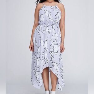 Lane Bryant Brand New Chiffon Halter Wrap Dress NWT